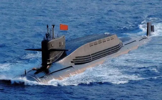 中國核潛艦。 圖 : 翻攝自騰訊網