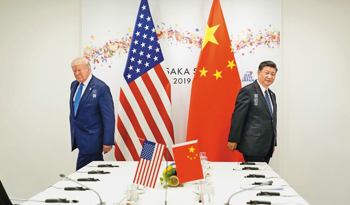 美、中二大強權互不相讓，貿易戰一觸即發。 圖：達志影像（資料照）