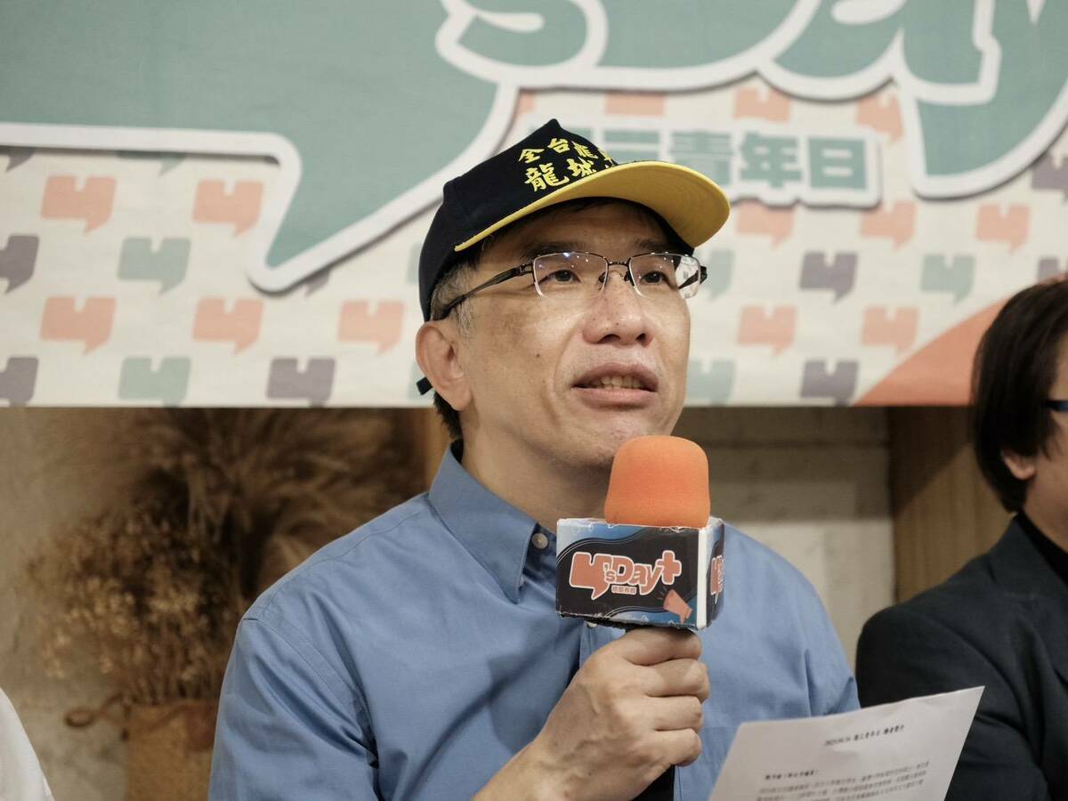 台灣教授協會會長陳俐甫。 圖：Y’s Day「週三青年日」提供