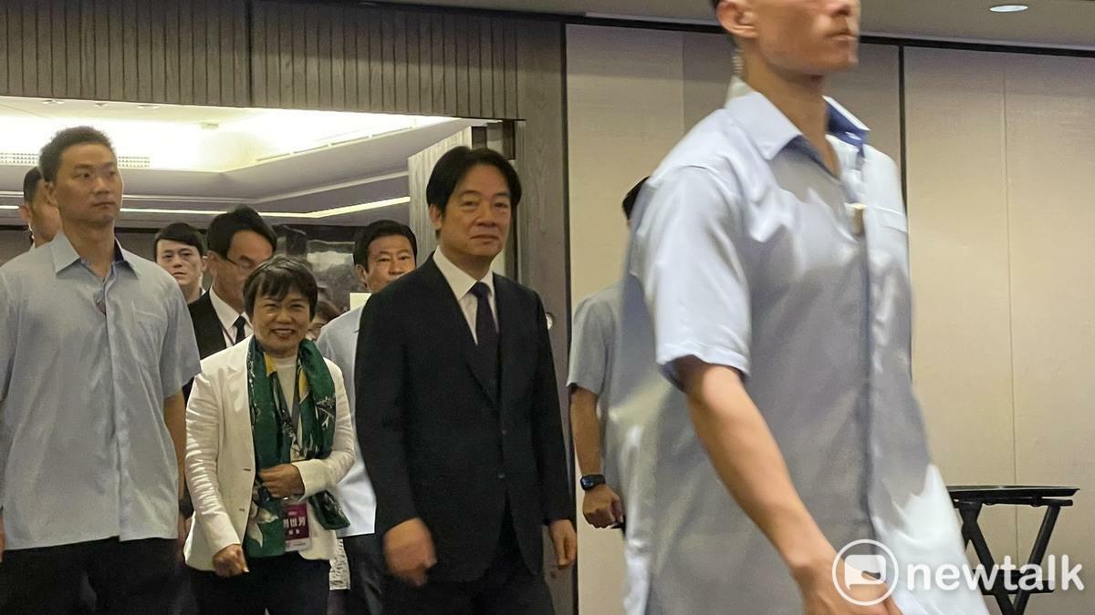 賴清德出席「2025斥詐風雲論壇」，並提出在組織面、法制面、政策面、預算面積極打詐。 圖：記者高逸帆攝影
