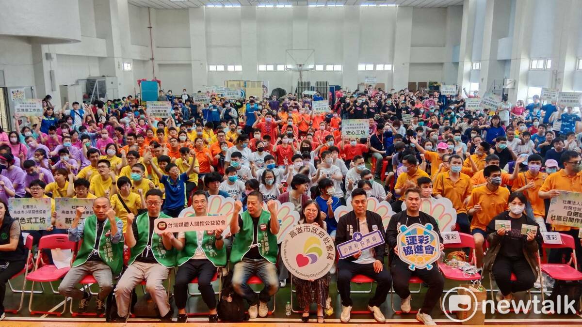 身心障礙者日間照顧服務嘉年華會連續第10年辦理。 圖：孫家銘/攝