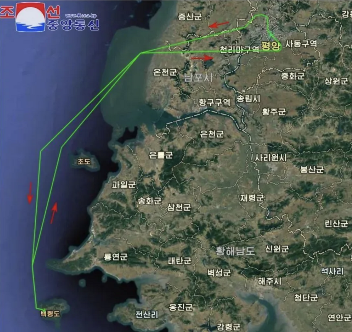 北韓指控去年 10 月南韓無人機滲透至平壤上空並散發反北韓傳單。 圖：翻攝自朝中社