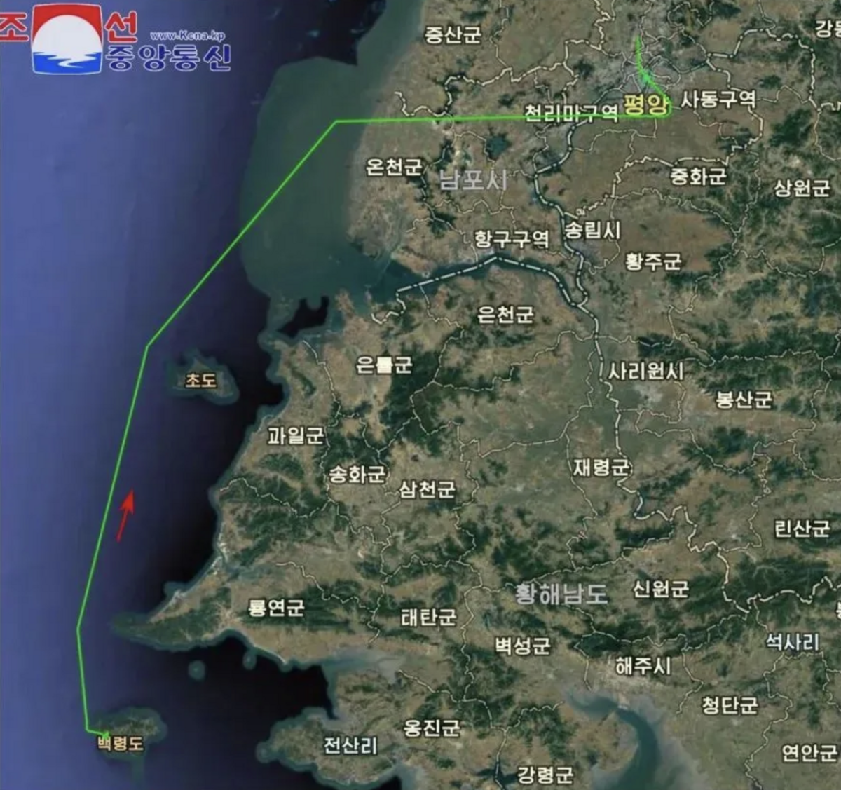 北韓指控去年 10 月南韓無人機滲透至平壤上空並散發反北韓傳單。 圖：翻攝自朝中社