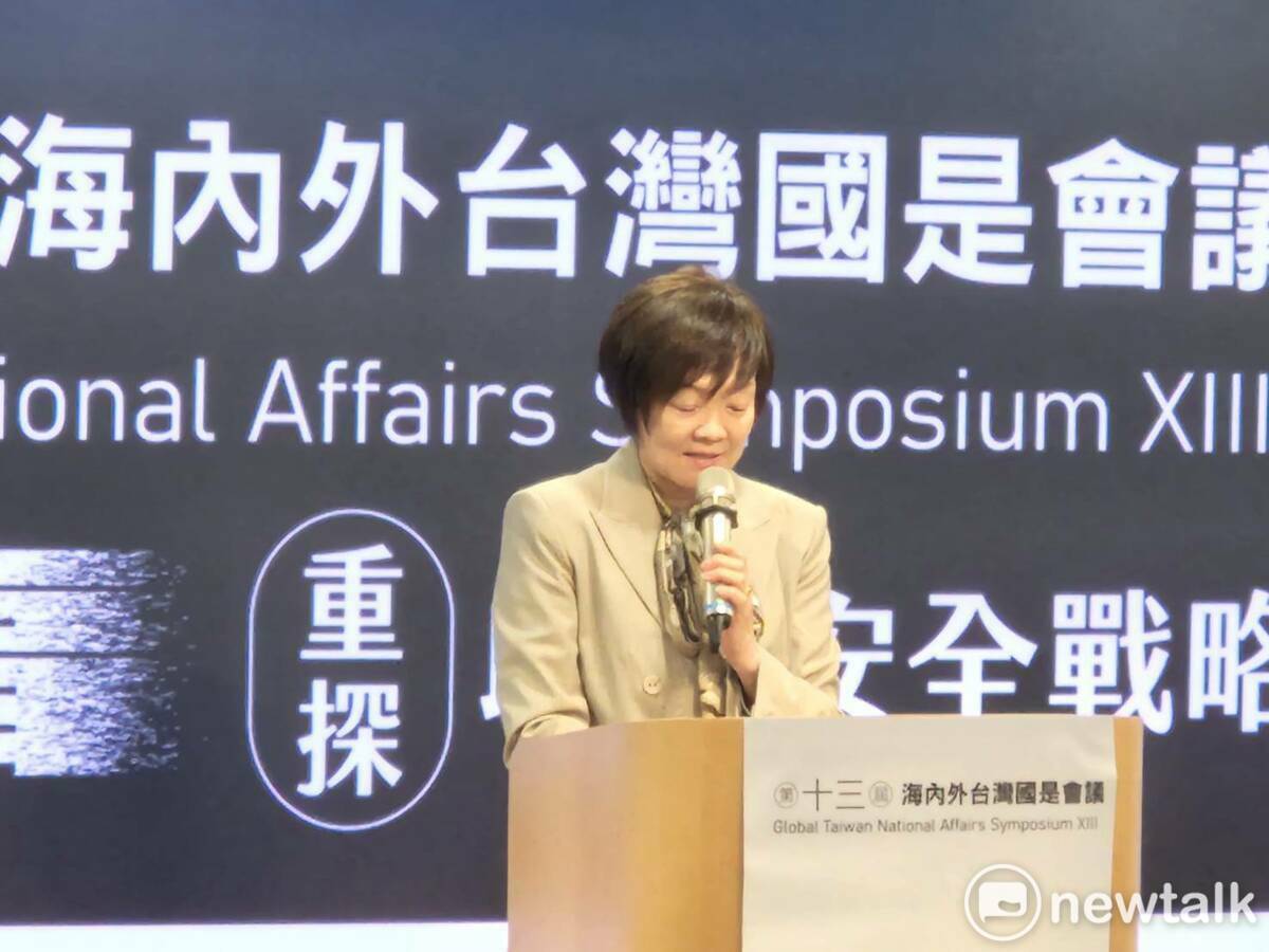 日本前首相安倍晉三遺孀安倍昭惠出席第十三屆「海內外台灣國是會議」。 圖：黃建豪/攝