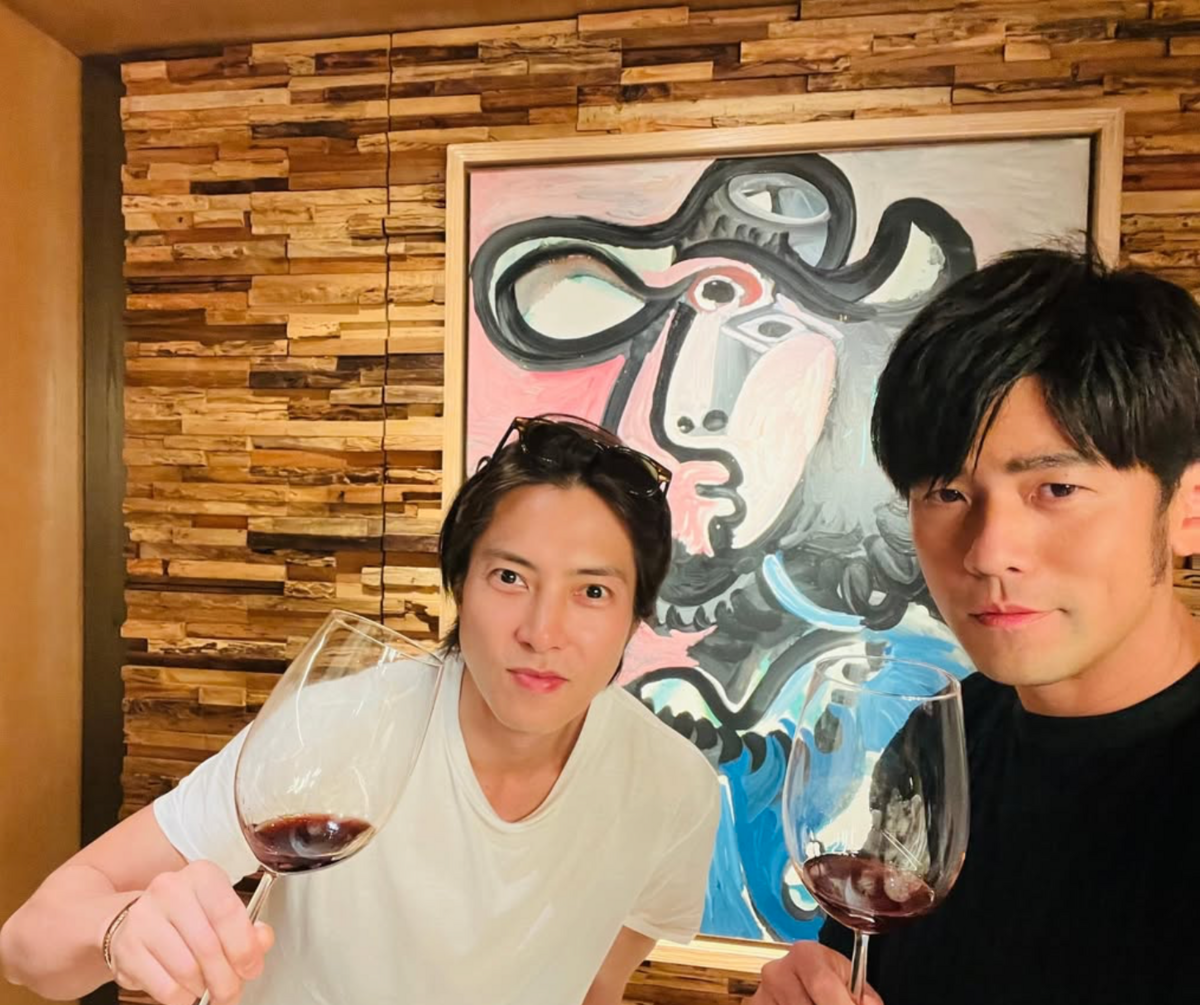周杰倫、山下智久。 圖：翻攝自周杰倫IG