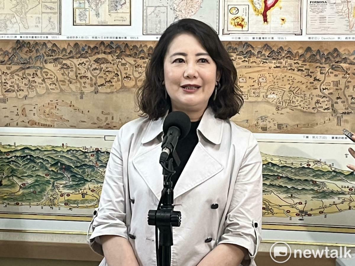 對於朱立倫的「倒閣論」，民進黨團幹事長吳思瑤認為，倒閣跟罷免其實是兩件事。 圖：金大鈞／攝