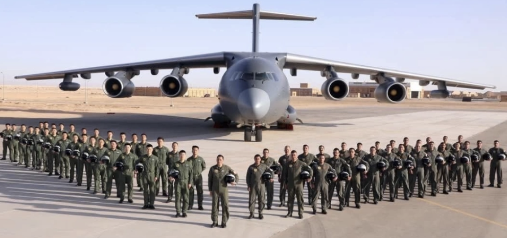 解放軍運油-20 加油機。 圖：翻攝自河東三叔