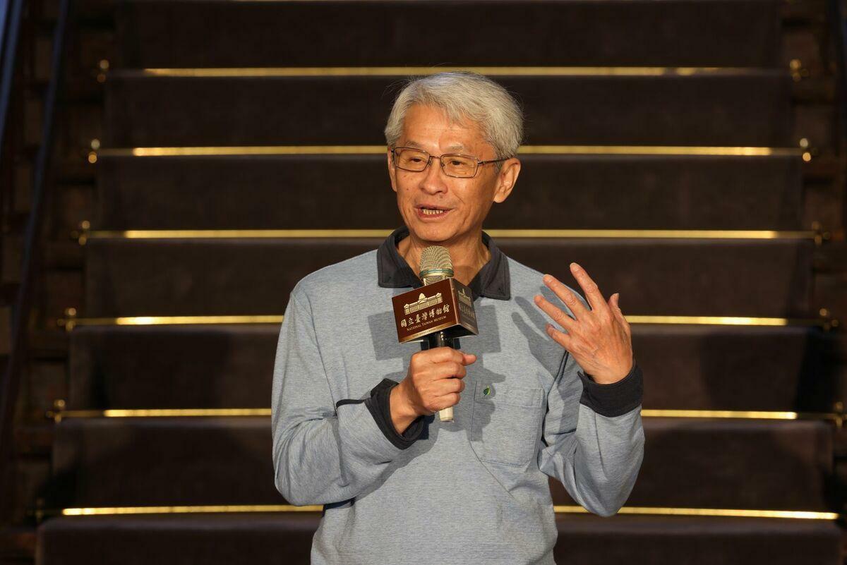 陳澄波文化基金會董事長陳立栢致詞。 圖：文化部提供
