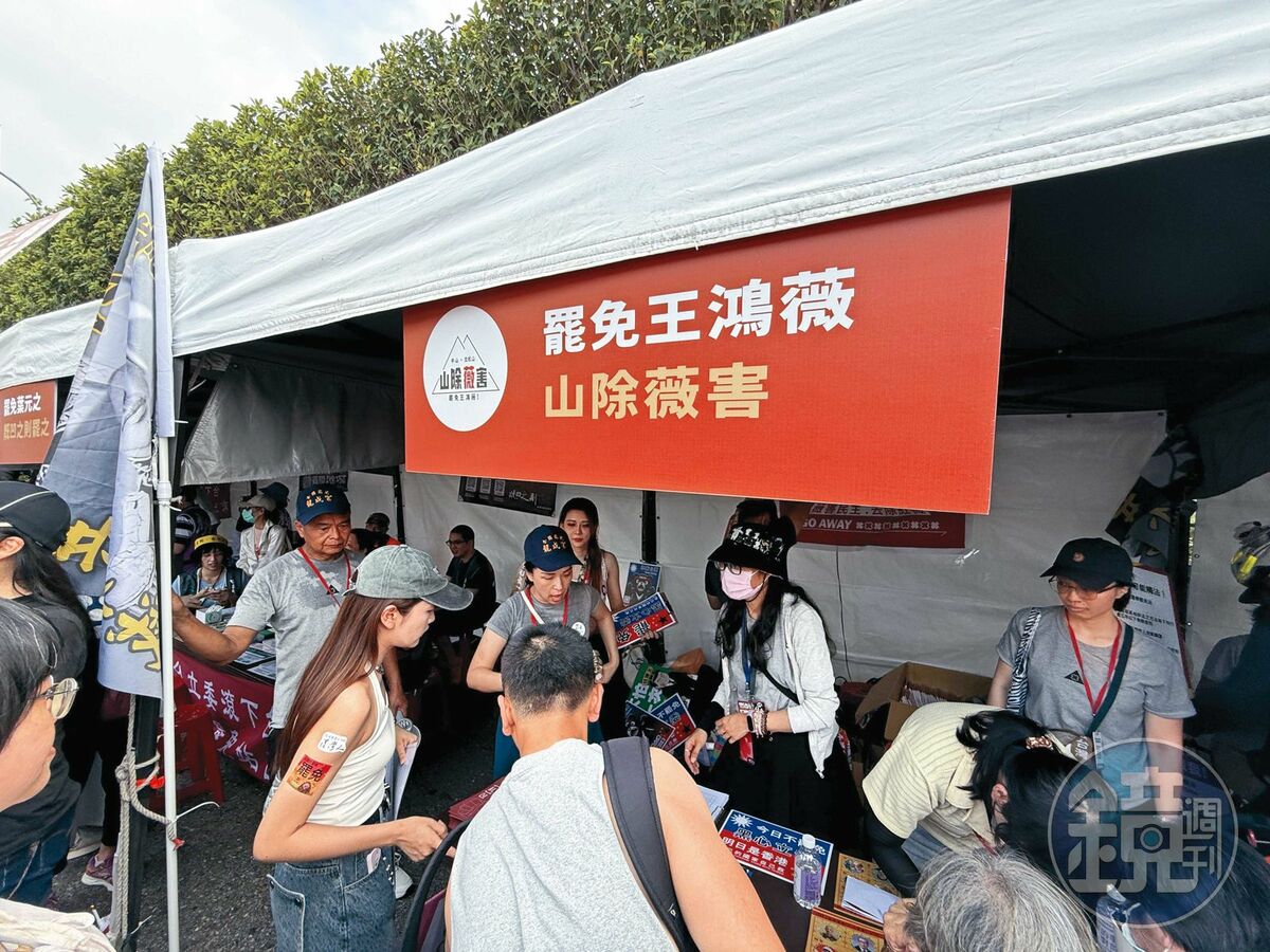 罷藍委團體進入二階連署最後衝刺。 圖：（鏡報新聞網）