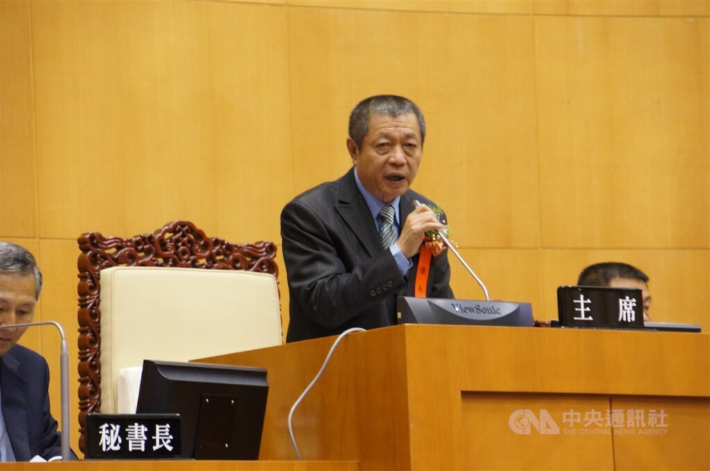 屏東縣議會議長周典論。 圖：中央社檔案照片