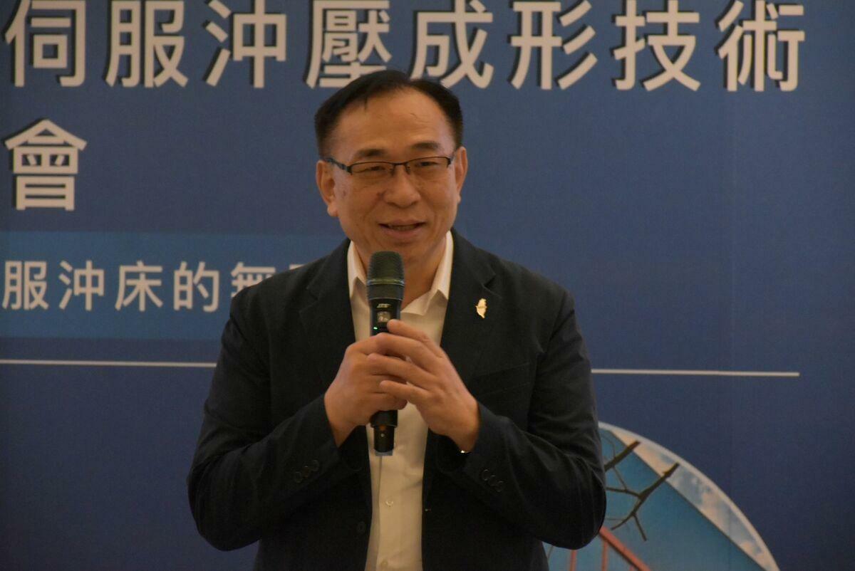 台灣區模具工業同業公會理事長張和明。 圖：孫家銘/攝