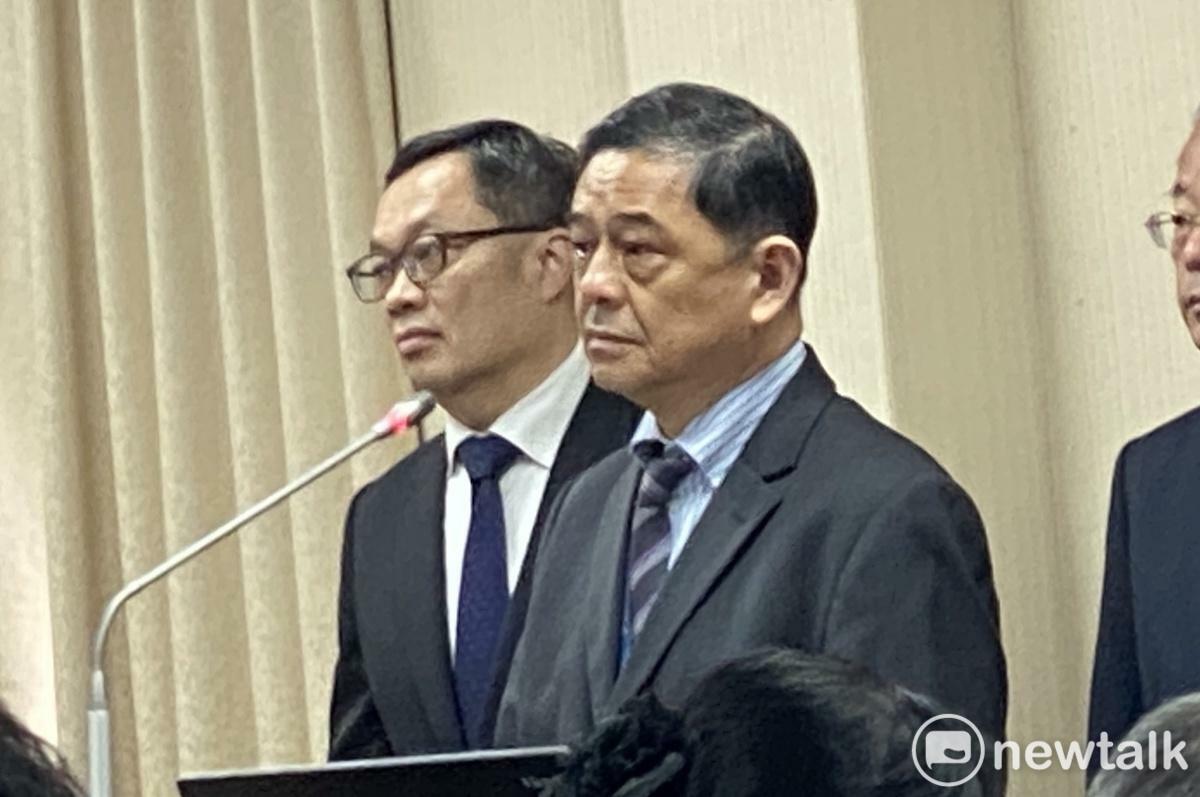 外交部次長陳明祺與政風處長韓健豪 圖：林朝億/攝