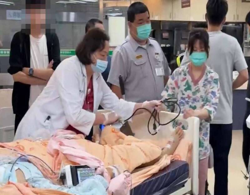 康橋學生活動遭撞，顏姓學生重傷昏迷後奇蹟清醒，(23)日下午轉送台大醫院持續治療。 圖：民眾／ 提供