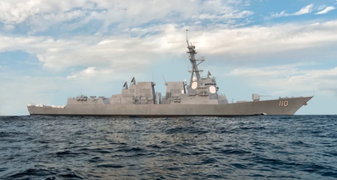 美軍勃克級驅逐艦。(示意圖) 圖 : 翻攝自《彼得堡的肥天鵝》