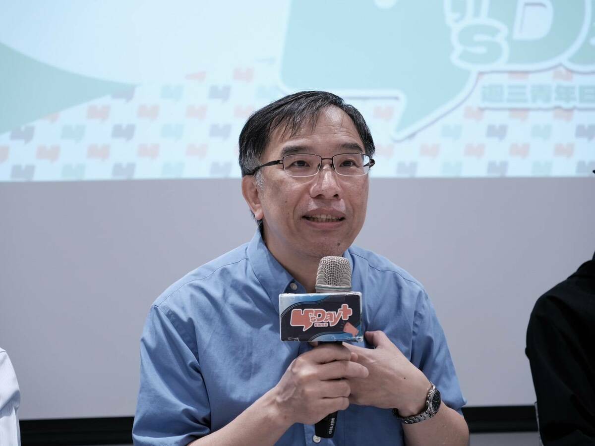 台灣教授協會會長陳俐甫。 圖：Y’s Day「週三青年日」提供