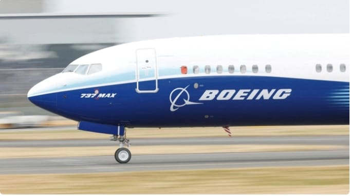 波音737MAX客機。 圖 : 翻攝自上觀新聞