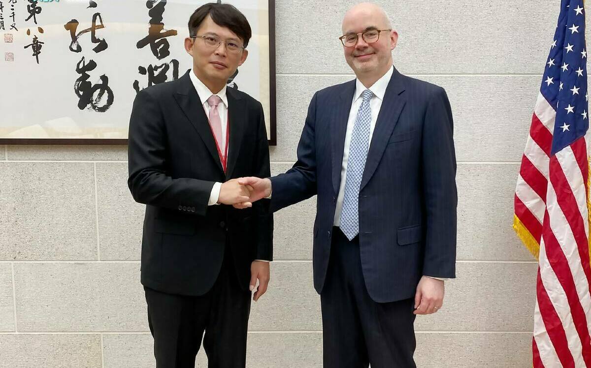 日前拜會AIT處長谷立言 黃國昌：清楚表達希望美國把台灣當盟友