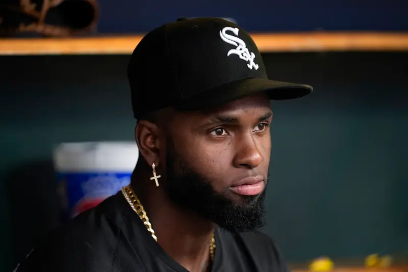 ▲美國職業棒球大聯盟（Major League Baseball）洛杉磯道奇目前正在尋求補強中外野手，並可能考慮交易自芝加哥白襪引進明星外野手Luis Robert Jr.。（圖／美聯社／達志影像）
