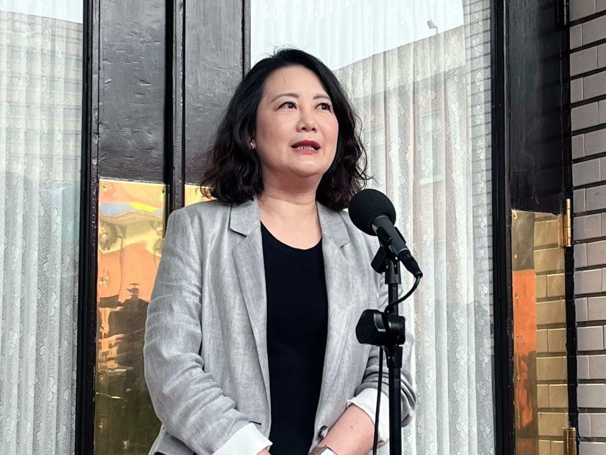 韓國瑜證實出席426遊行，民進黨團幹事長吳思瑤認為，國民黨陷入權力焦慮、競逐的擂台戰。 圖：金大鈞/攝