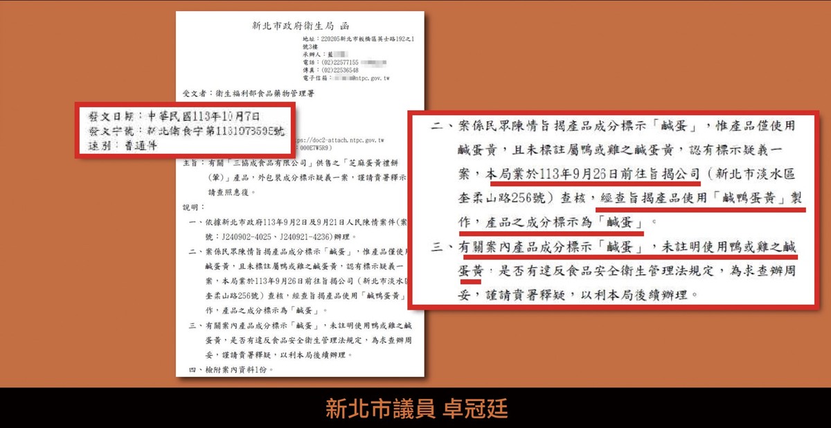 三協成挺罷免「被查水表」？卓冠廷：半年前舊案！侯市府把洪孟楷「送上斷頭台」