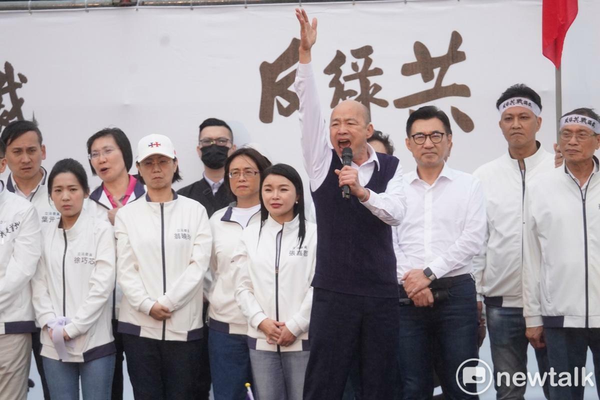 翁達瑞表示，「反綠共」口號妖魔化了「共產黨」，「為了羞辱民進黨，朱立倫連大老闆都一起罵進去了。朱立倫闖禍了，大家等著看好戲！」 圖：張良一 / 攝(資料照)