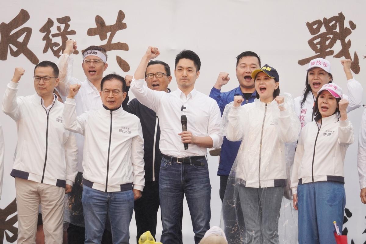 台北市長蔣萬安出席26日國民黨凱道集會。 圖：張良一/攝