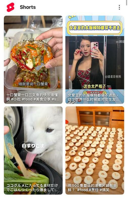 以觀看平台而言，YouTube Shorts最受青睞（60%），Facebook（44%）和Instagram（30%）緊隨其後。 圖：翻攝自 YouTube