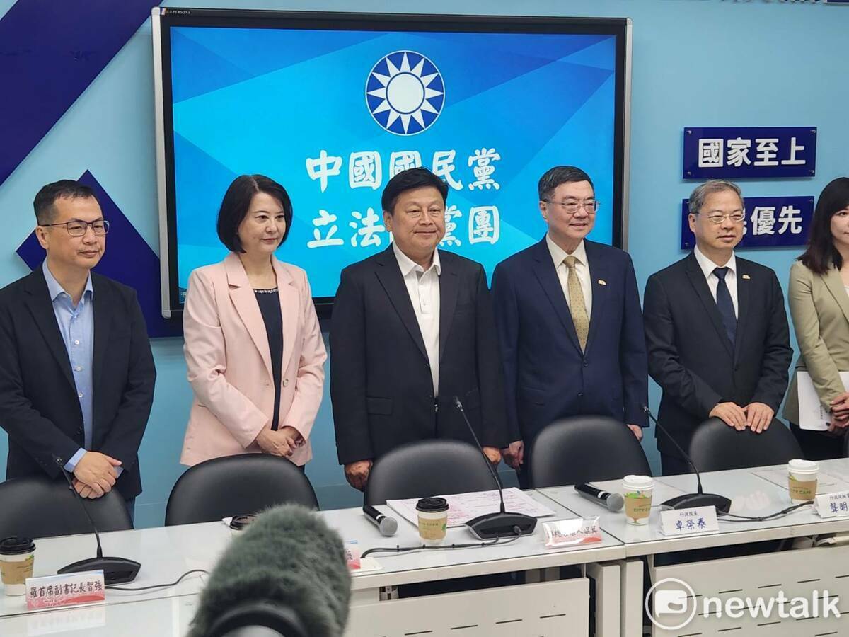 行政院長卓榮泰拜會國民黨團說明4100億元特別預算規劃。 圖：黃建豪/攝