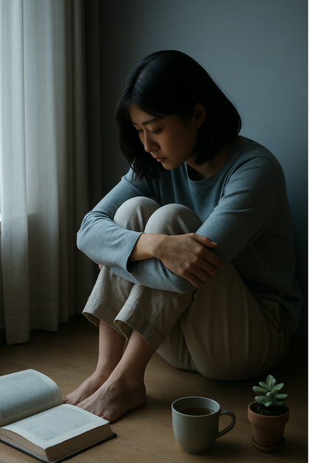 情緒反覆擴大源自大腦失控，張家銘指出，外側韁核活化與情緒失控有關，覺察是避免陷入情緒黑洞的關鍵。(圖為情緒示意) 圖：chatGPT 生成 / 曾郡秋 製
