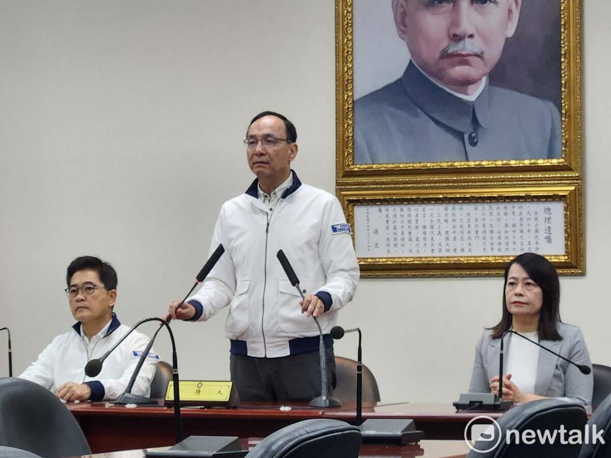 國民黨主席朱立倫。 圖：黃建豪/攝（資料照）