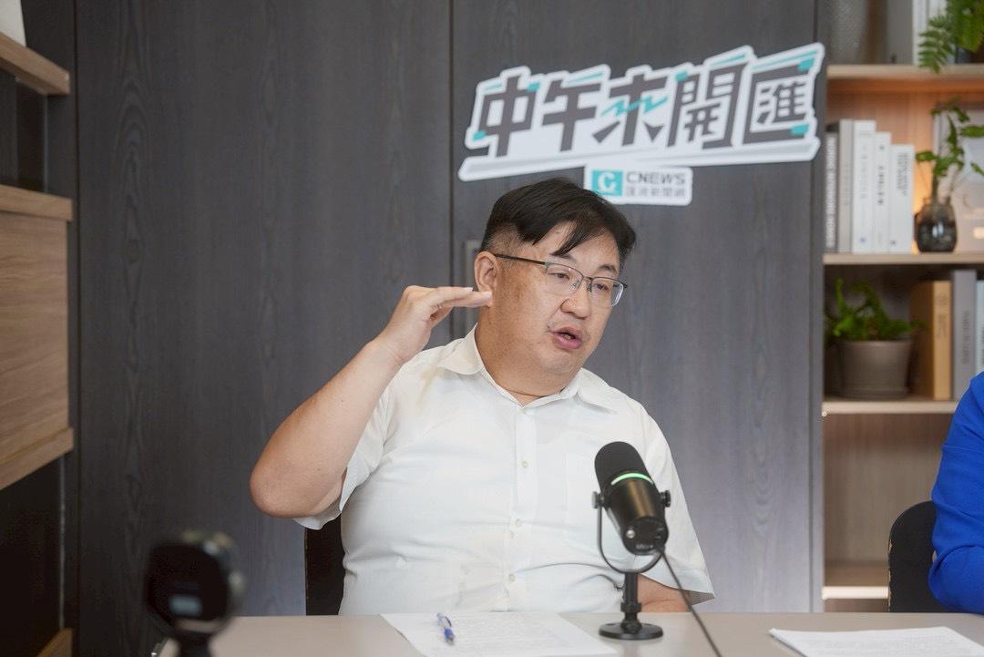 東吳法學院教授胡博硯今（28）日接受《CNEWS匯流新聞網》政論節目《中午來開匯》主持人黃光芹專訪。 圖：《CNEWS匯流新聞網》提供