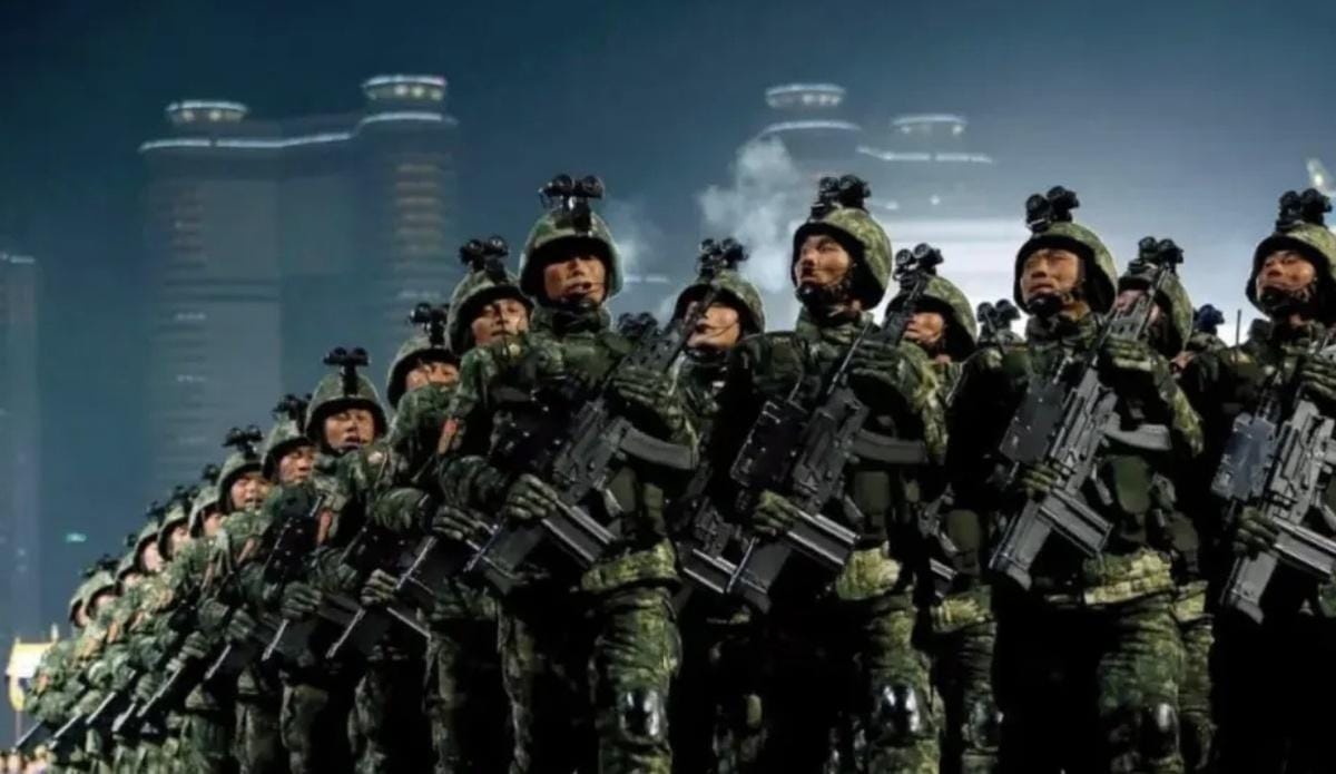 《朝中社》最新官方聲明證實，北韓派遣武裝力量參與庫爾斯克戰役並贏得勝利。圖為北韓軍。 圖：翻攝自雷姐的機械空間