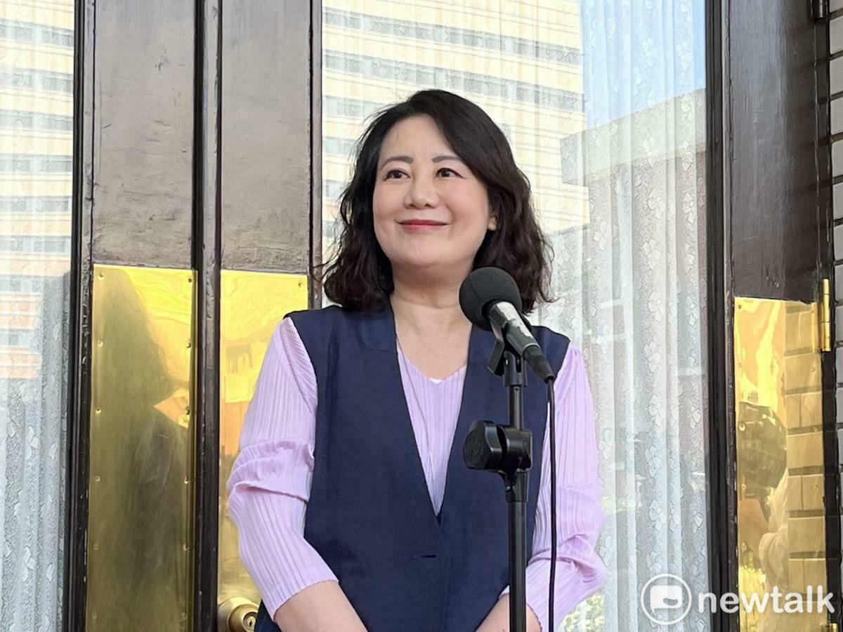 民進黨團幹事長吳思瑤澄清，針對賴主席被爆料下軍令一事，強調沒收到、沒聽到。 圖：金大鈞/攝