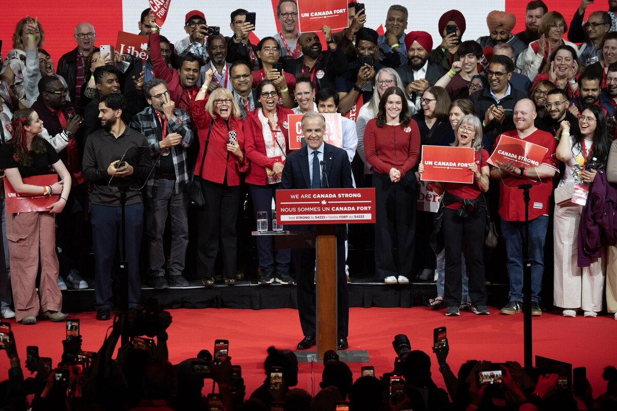 加拿大聯邦選舉結果29日揭曉，由前加拿大央行行長卡尼（Mark Carney）領導的自由黨贏得勝利。 圖：翻攝「X」@MarkJCarney