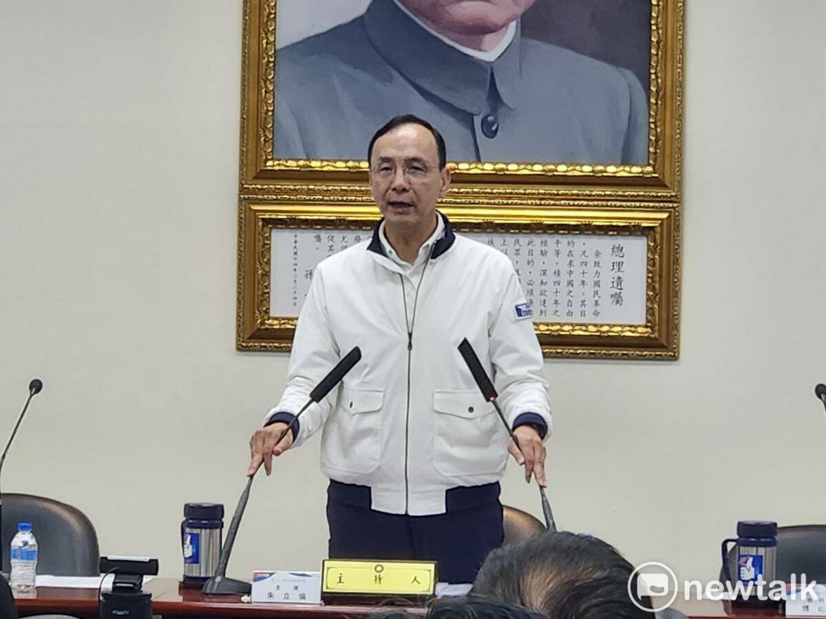 國民黨主席朱立倫。 圖：黃建豪/攝（資料照）