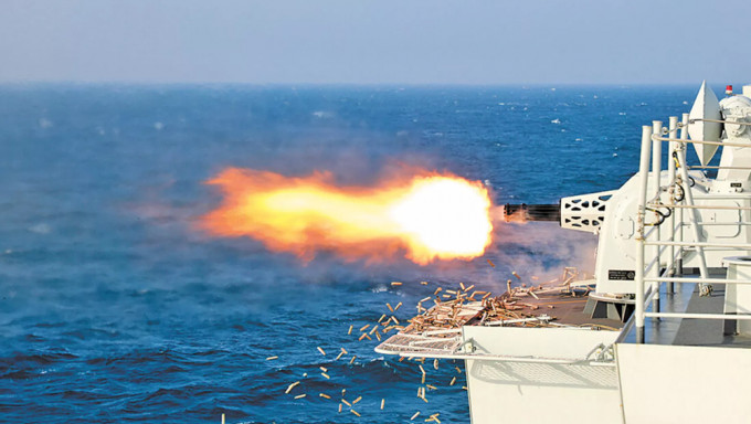 韓媒揭露中國解放軍海軍，2024年侵入南韓管制海域超過330次；指為為「黃海內海化」戰略提供軍事控制基礎。 圖：翻攝陸網/環球網