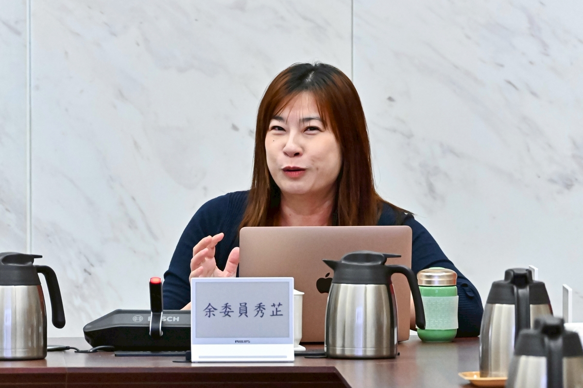 台灣障礙女性平權連線理事、中華點亮生命教育協會理事、行政院性平會委員余秀芷。 圖：行政院提供