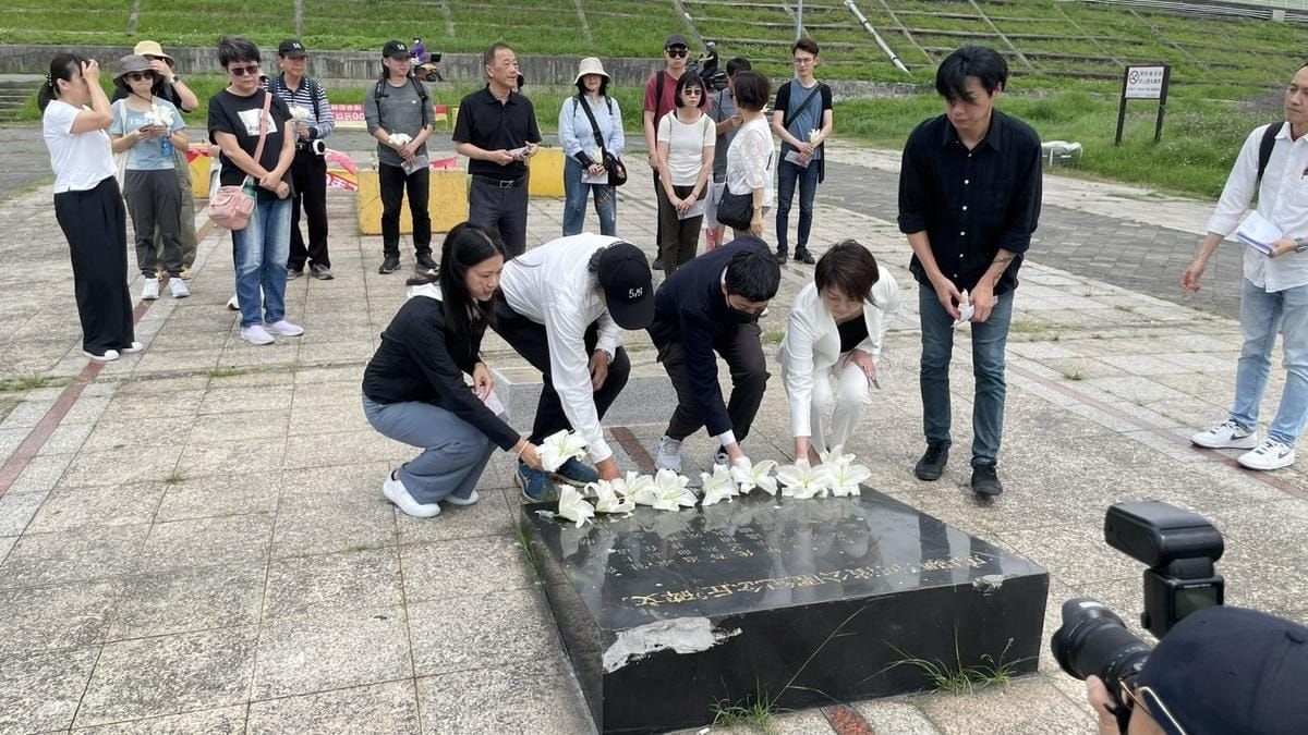 519行動組合、辜寬敏基金會舉辦「悲情水岸Ubike導覽活動」 圖：記者高逸帆攝影