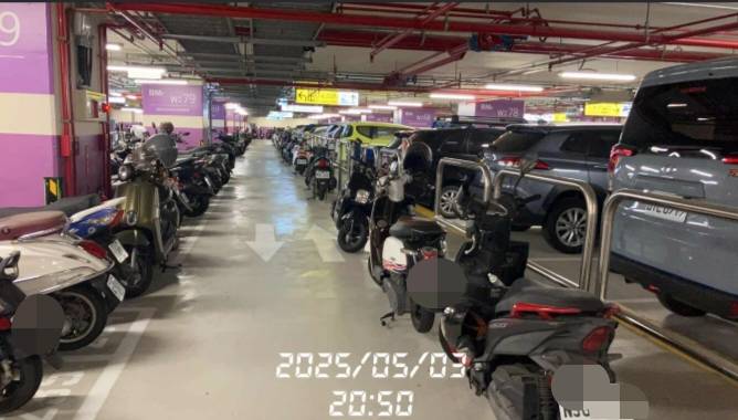 高雄火車站地下機車停車場違停亂象 張博洋：應加強管理