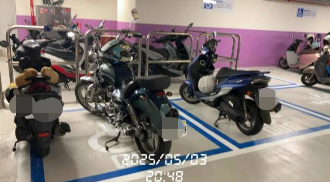 高雄火車站地下機車停車場違停亂象 張博洋：應加強管理