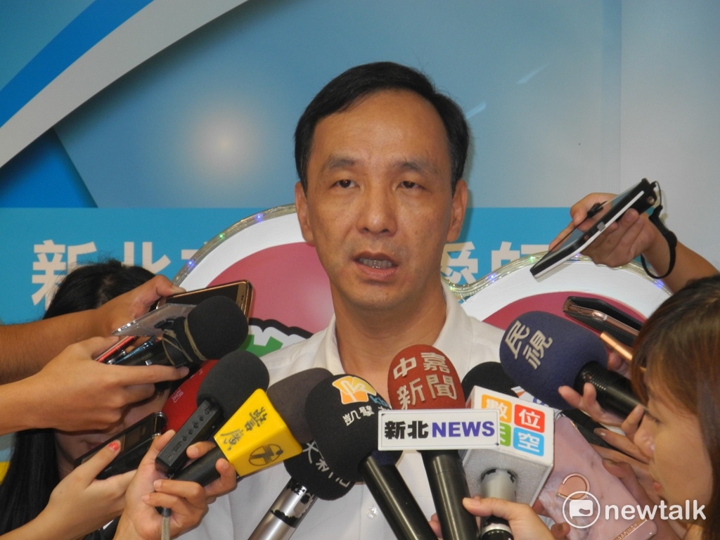 朱立倫批評不當黨產委員會透過行政執行署查封國民黨不動產，是僭越司法權力；查封地方黨部合法產權的不動產，是侵犯人民財產權。 圖：王峻昌 / 攝