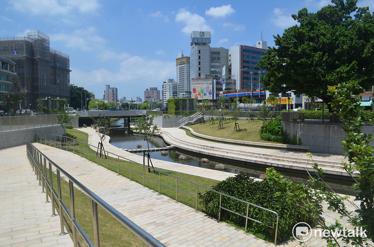台中市柳川已經整治成優質的親水環境。 圖：蔡坤龍/攝