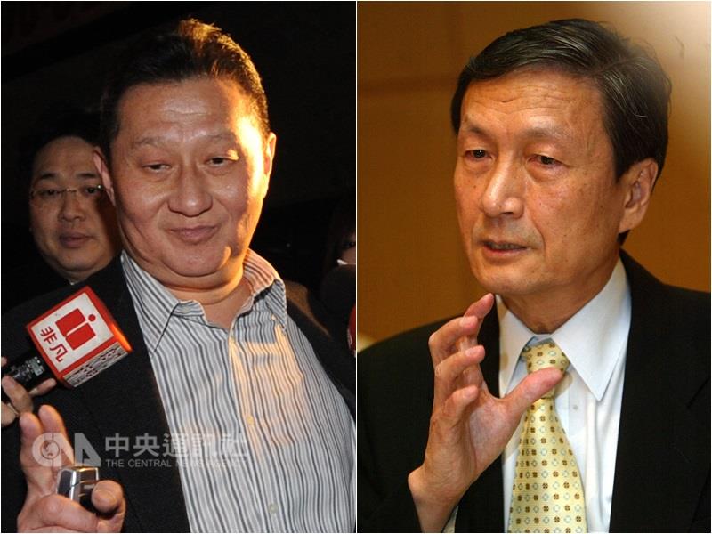 台灣高等法院判決內容指出，胡洪九（右）、孫道存（左）等人 被控從民國83年起，隱瞞董事會且違反政府禁令，利用 海外子公司違法投資中國大陸，掏空近200億元。 圖 : 中央社