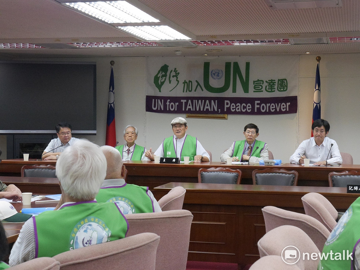 聯合國大會將於9月12日至25日舉行，我國今年依循去年模式不請友邦提案，台灣民間團體今（1）天表示，將在下周五出訪美國，向美國國會議員、智庫與新聞界表達台灣民眾想入聯的高度民意。 圖：趙婉淳／攝