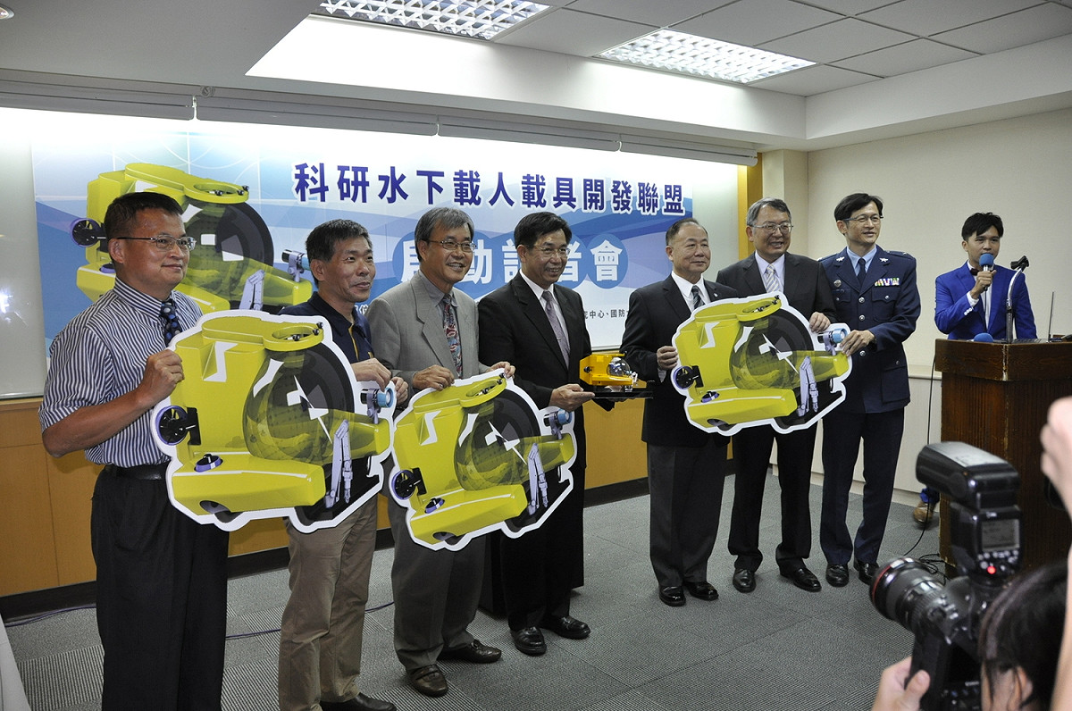 國內第一艘由國人自製的水下載人載具（潛艇）， 預計五年後完成。 圖：陳香蘭／ 攝