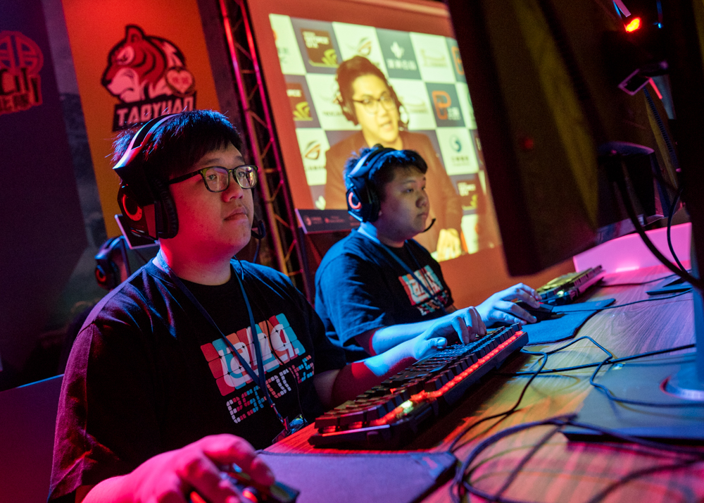 「ahq Fighter」隊員沉著應戰。 圖：主辦單位/提供