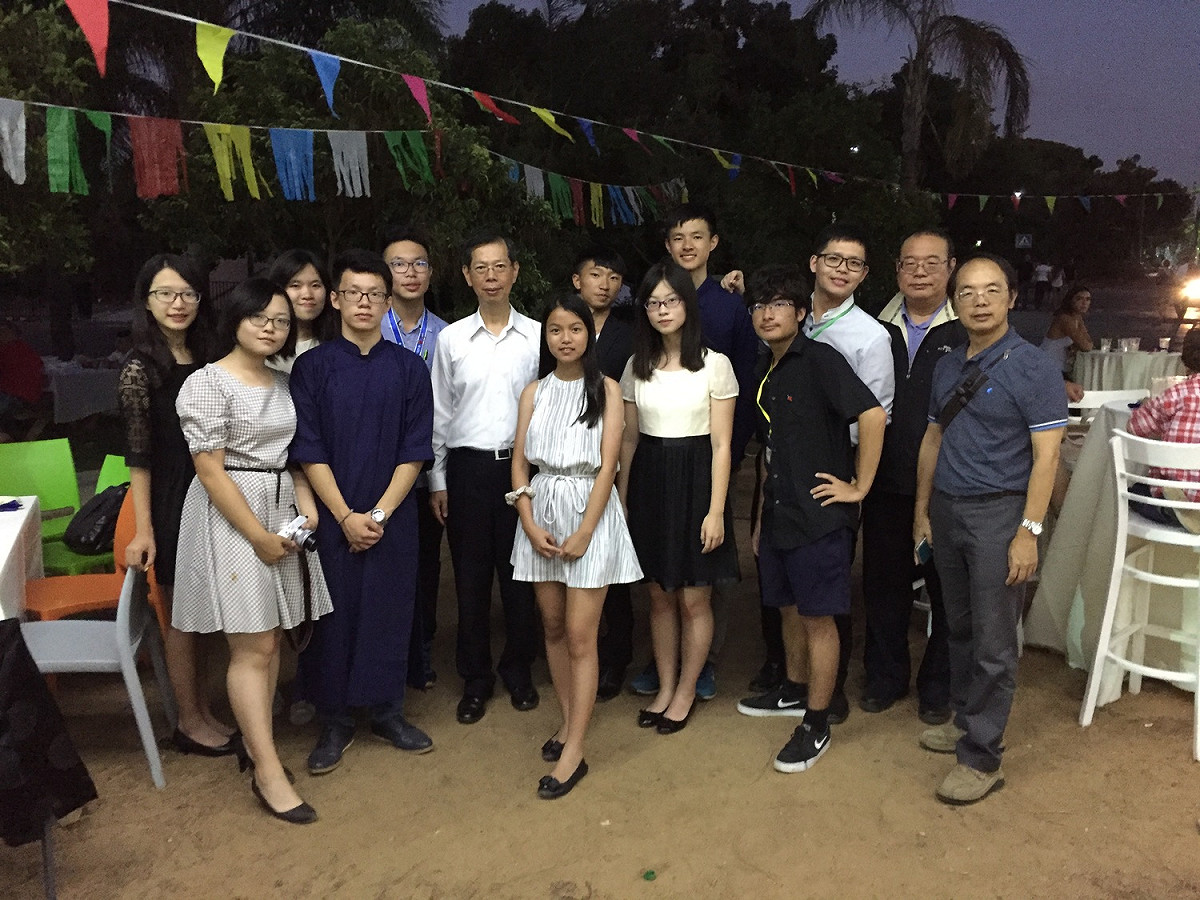 我駐以色列代表處季韻聲大使蒞臨會場為青年打氣。 圖 : 教育部青年署/提供