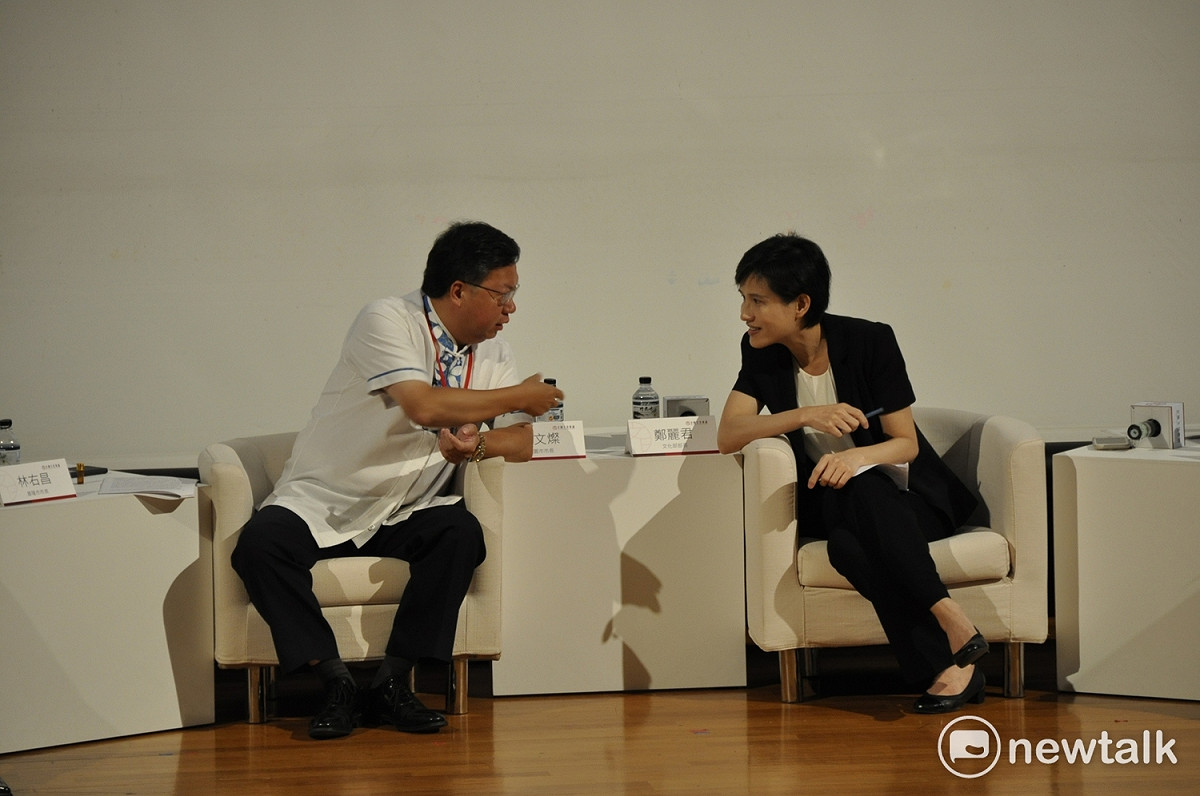 文化部長鄭麗君在「文化治理焦點論壇」中表示，現有二千處指定文化資產中，有六成屬於國公有。 圖:陳香蘭／攝