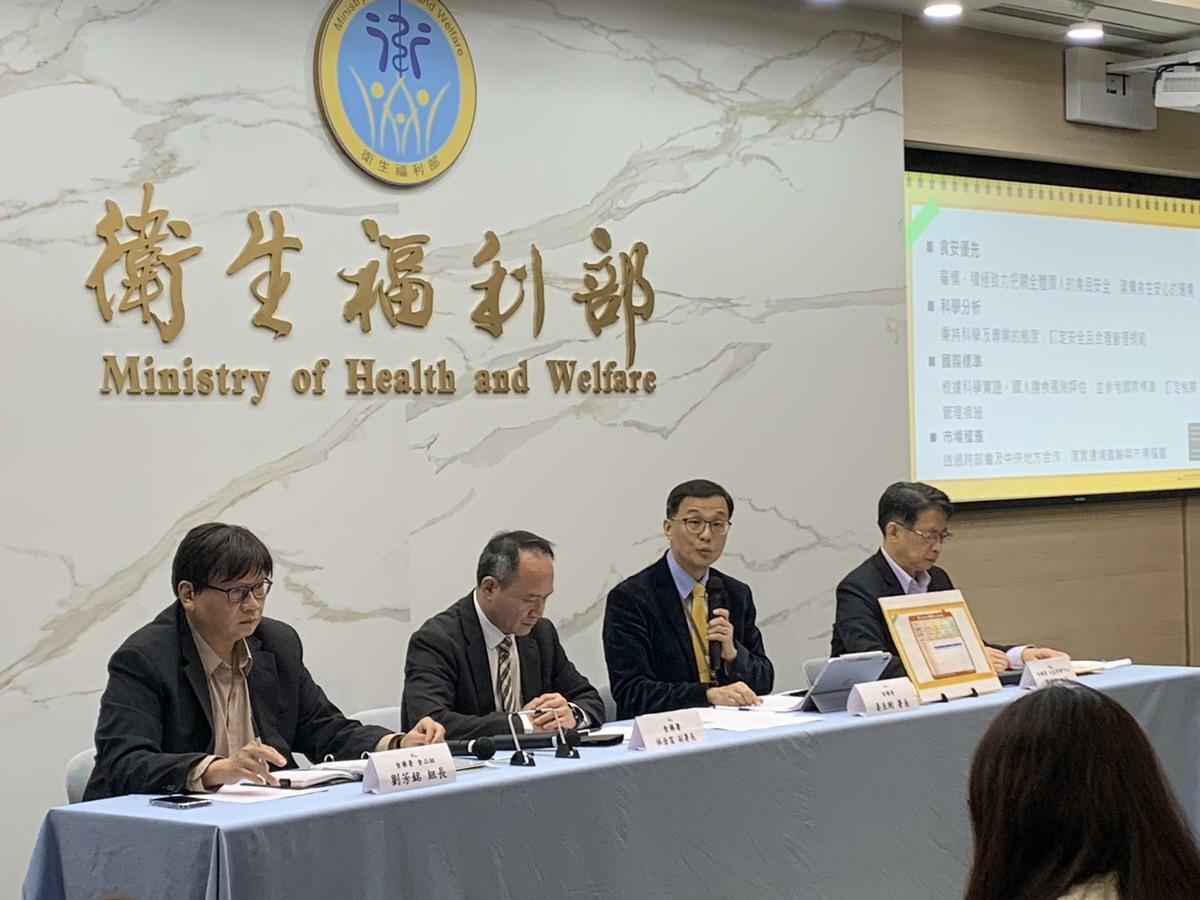 澳洲豬腳檢出萊劑，食藥署今召開記者會，表示將維持抽驗比例不公布流向。 圖：食藥署／ 提供
