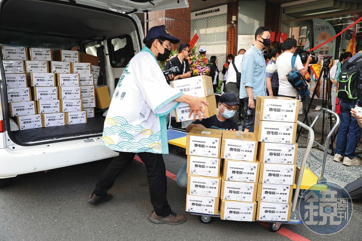 台中罷團5日送件，以高達成率、高連署數量刷新紀錄。